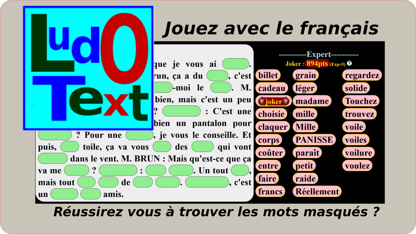 Ludotext Accueil